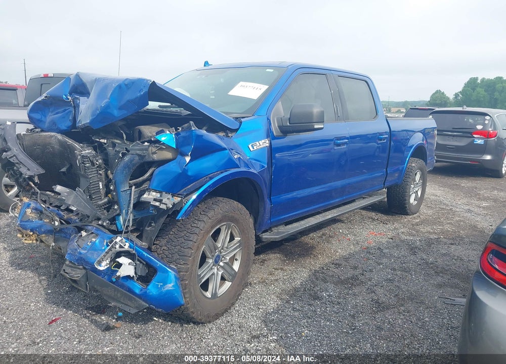 2018 FORD F-150 XLT VIN: 1FTFW1E56JFB48543