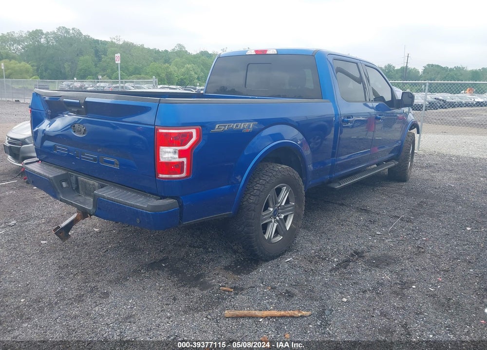 2018 FORD F-150 XLT VIN: 1FTFW1E56JFB48543