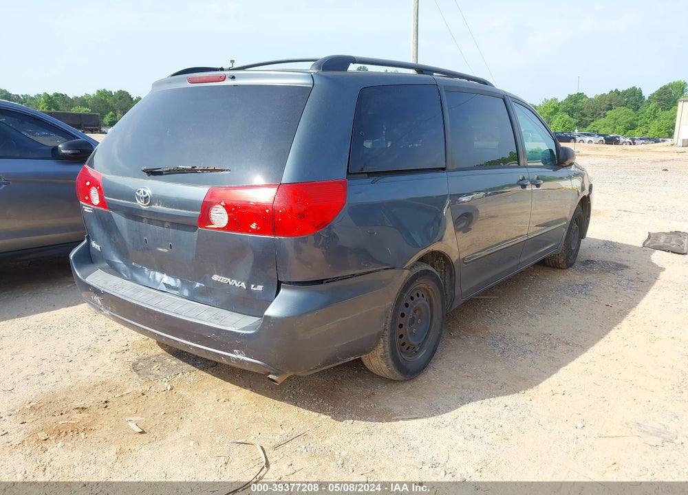 2010 TOYOTA SIENNA LE VIN: 5TDKK4CC9AS339273