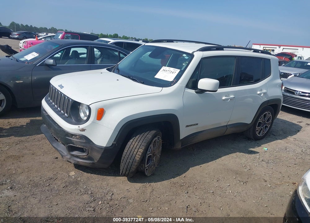 2015 JEEP RENEGADE LATITUDE VIN: ZACCJABT2FPB34468