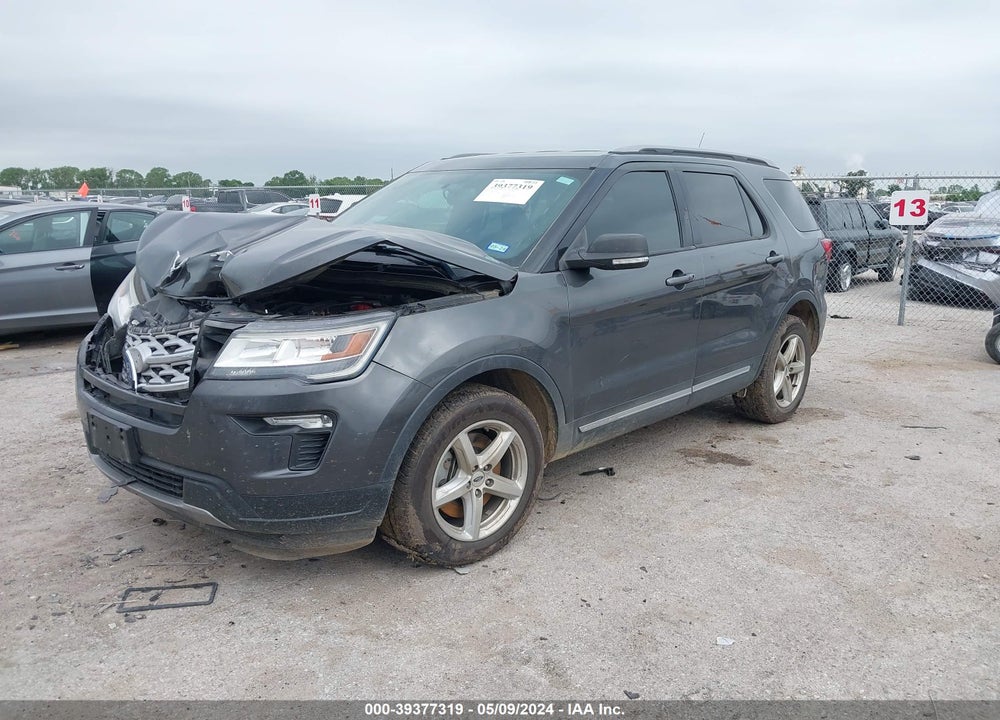 2019 FORD EXPLORER XLT VIN: 1FM5K7D81KGA39761