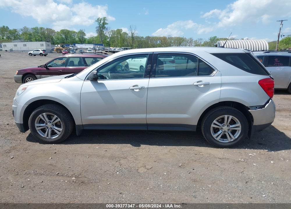 2012 CHEVROLET EQUINOX LS VIN: 2GNALBEK3C6371593