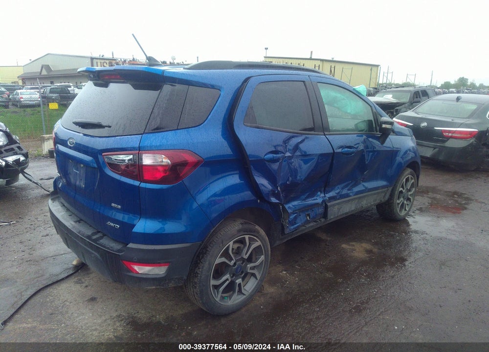 2019 FORD ECOSPORT SES VIN: MAJ6S3JL9KC255588