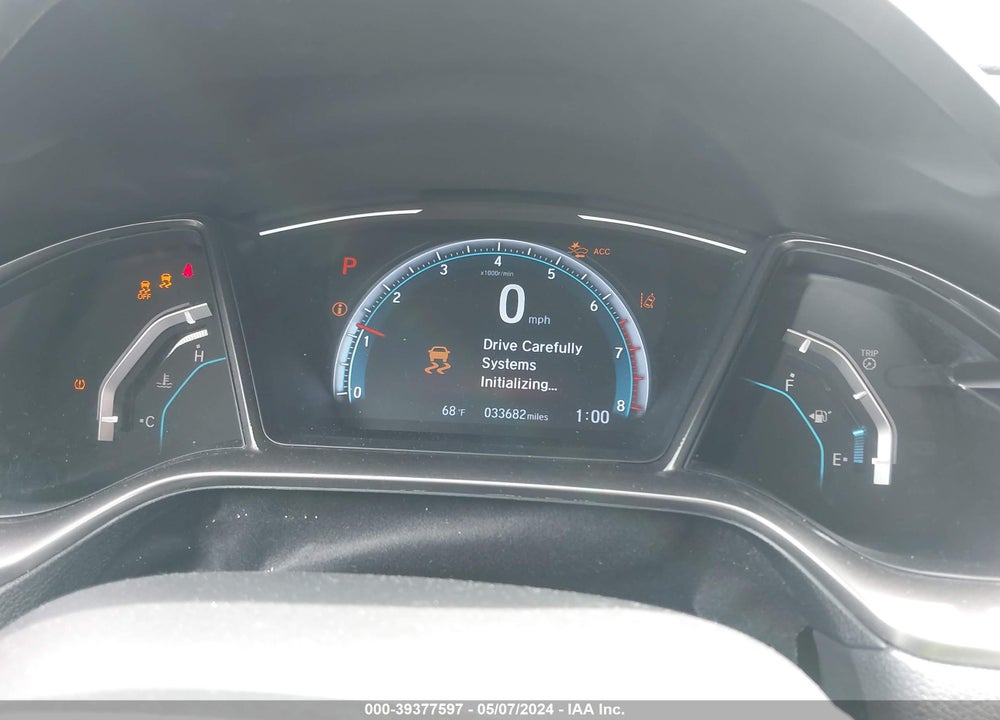 2019 HONDA CIVIC EX VIN: SHHFK7H6XKU222506