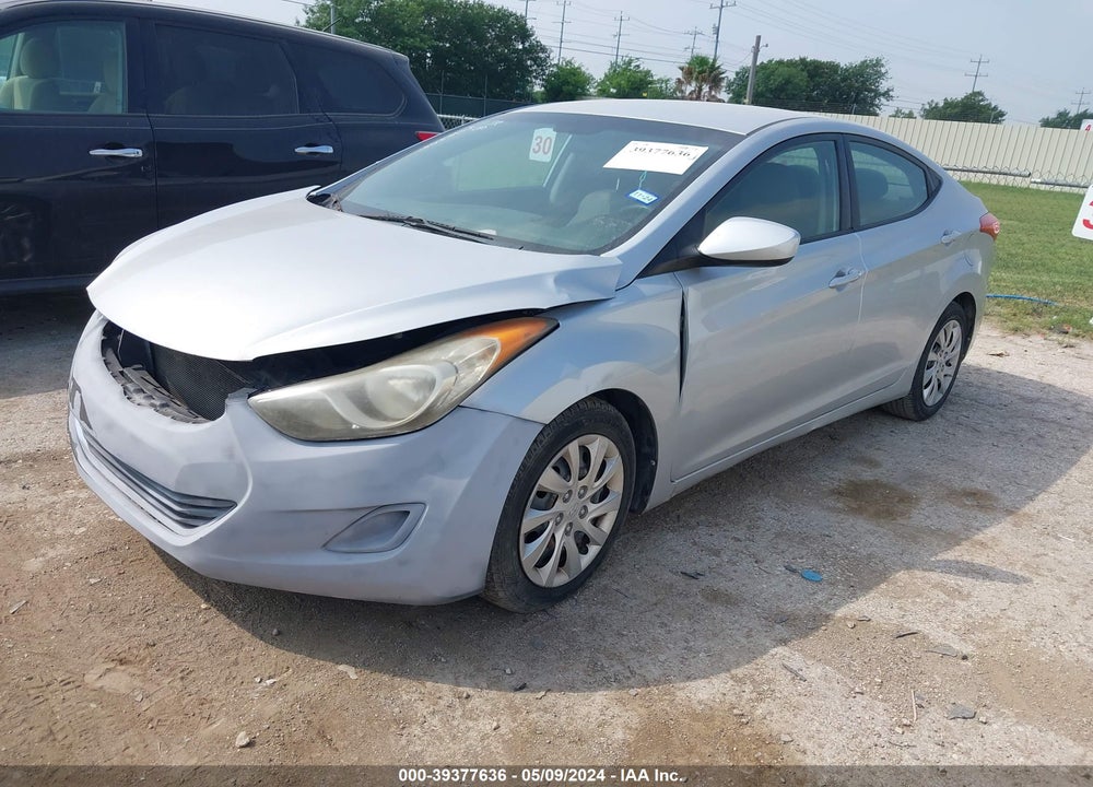 2012 HYUNDAI ELANTRA GLS VIN: 5NPDH4AE7CH074616