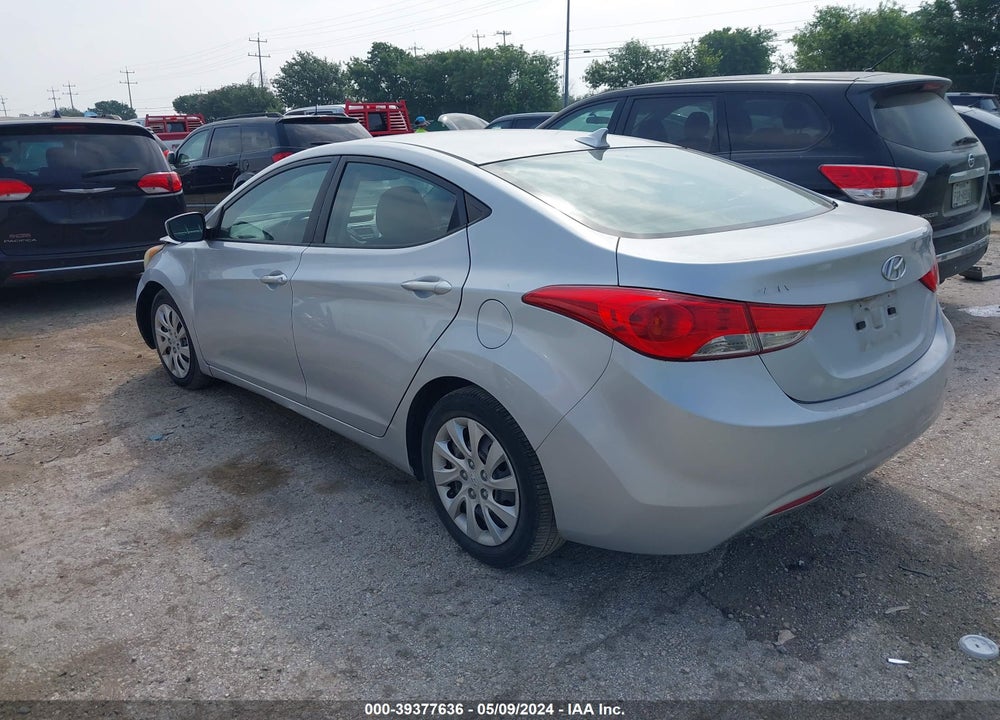 2012 HYUNDAI ELANTRA GLS VIN: 5NPDH4AE7CH074616