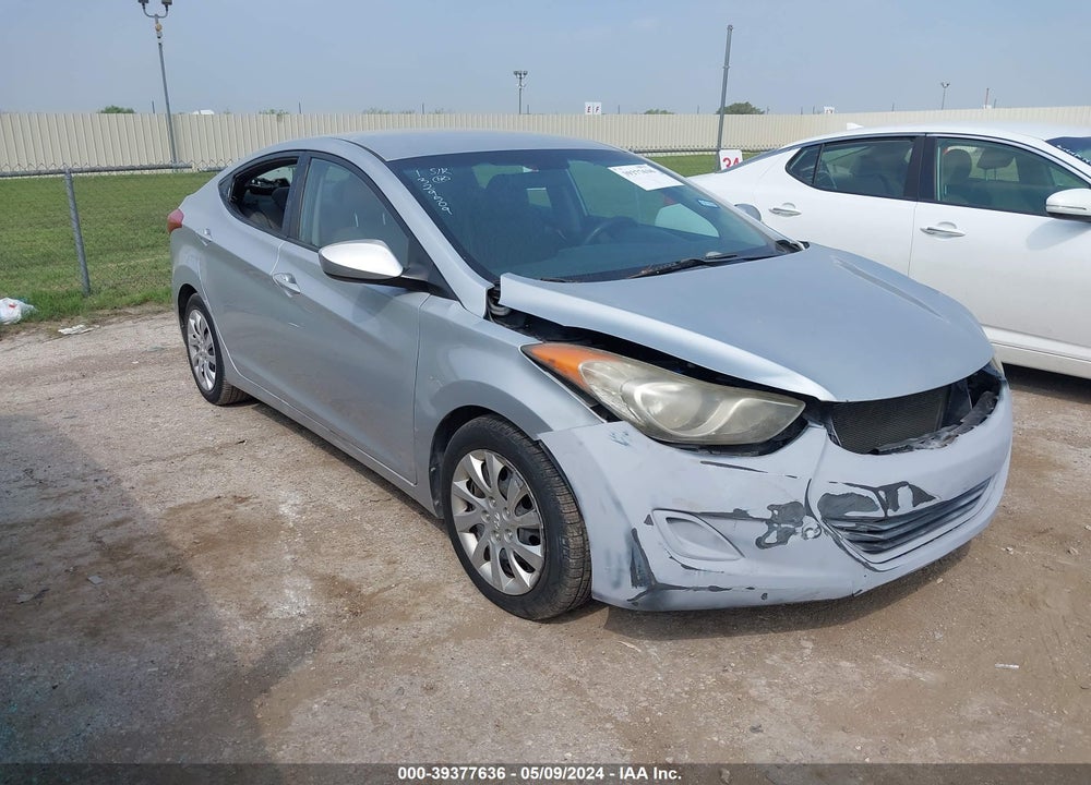 2012 HYUNDAI ELANTRA GLS VIN: 5NPDH4AE7CH074616