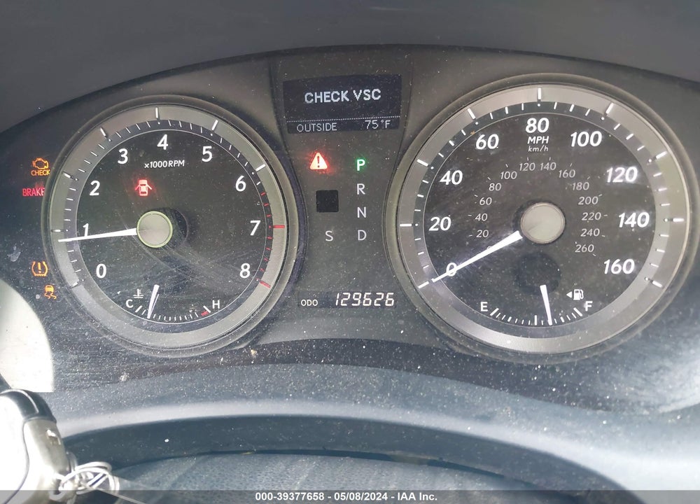 2007 LEXUS ES 350 VIN: JTHBJ46G172053210