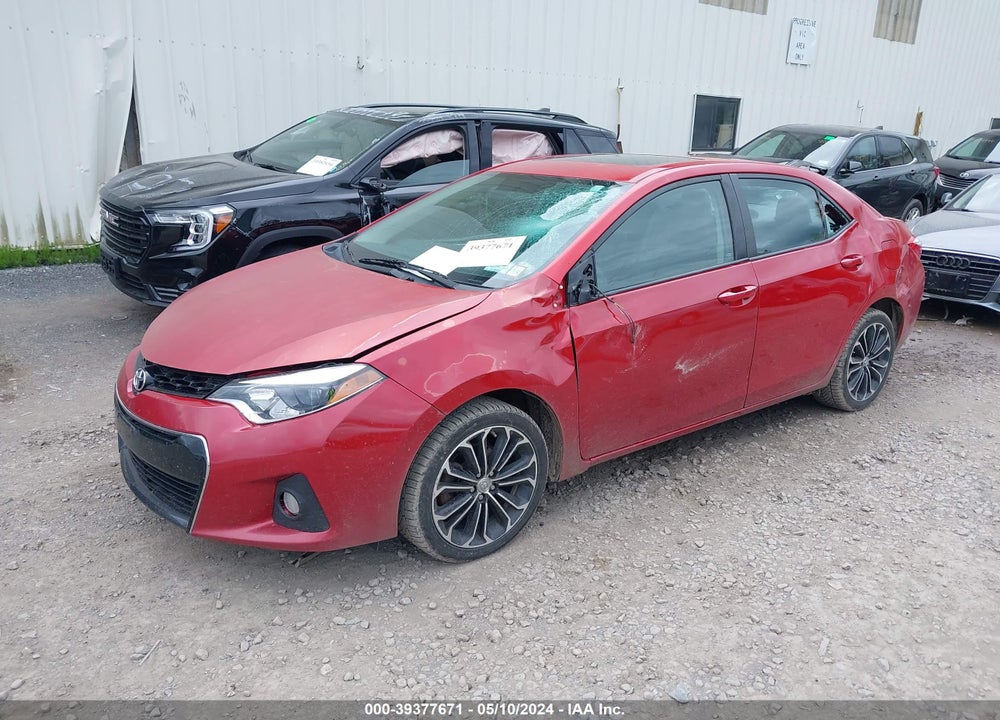 2014 TOYOTA COROLLA S PLUS VIN: 5YFBURHE2EP000483