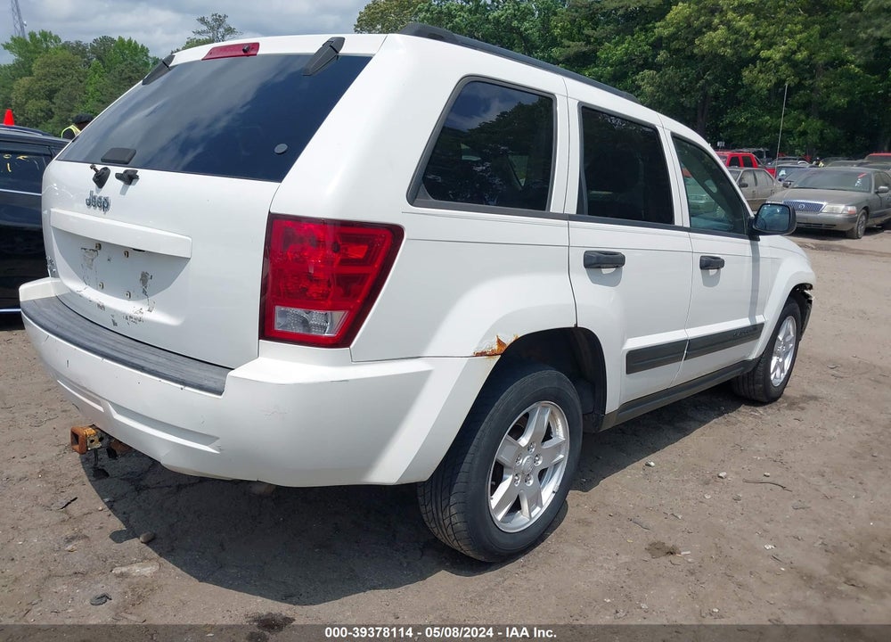 2006 JEEP GRAND CHEROKEE LAREDO VIN: 1J4GR48K86C298039
