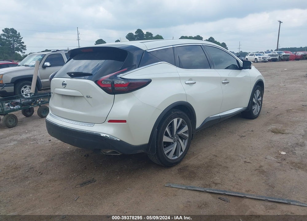 2021 NISSAN MURANO SL FWD VIN: 5N1AZ2CJ3MC103830