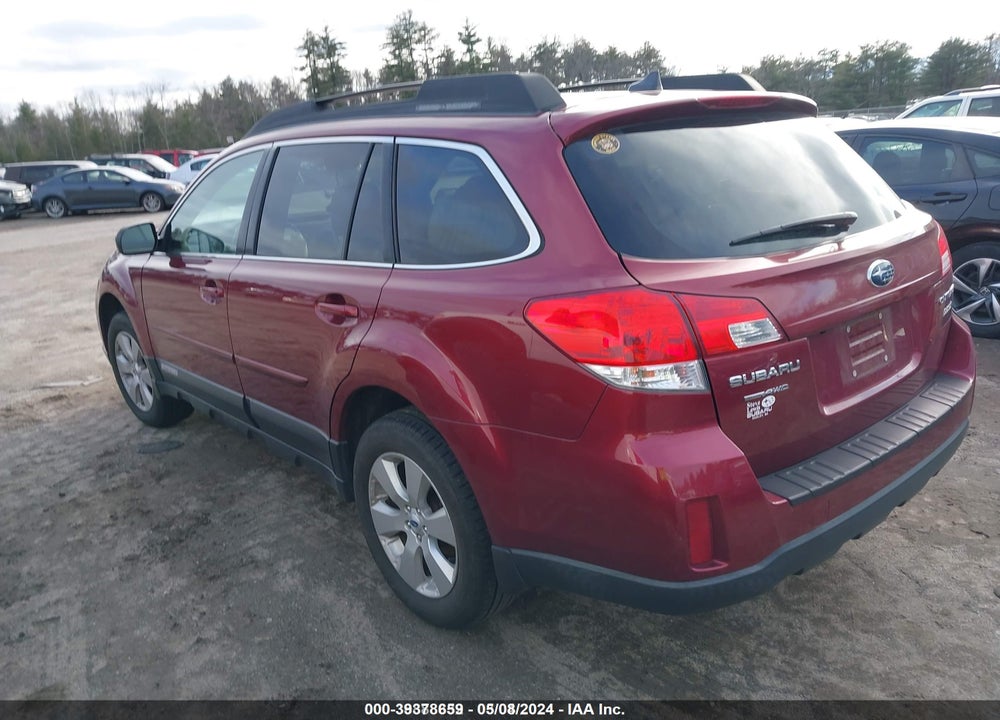 2012 SUBARU OUTBACK 2.5I LIMITED VIN: 4S4BRBKC5C3236711