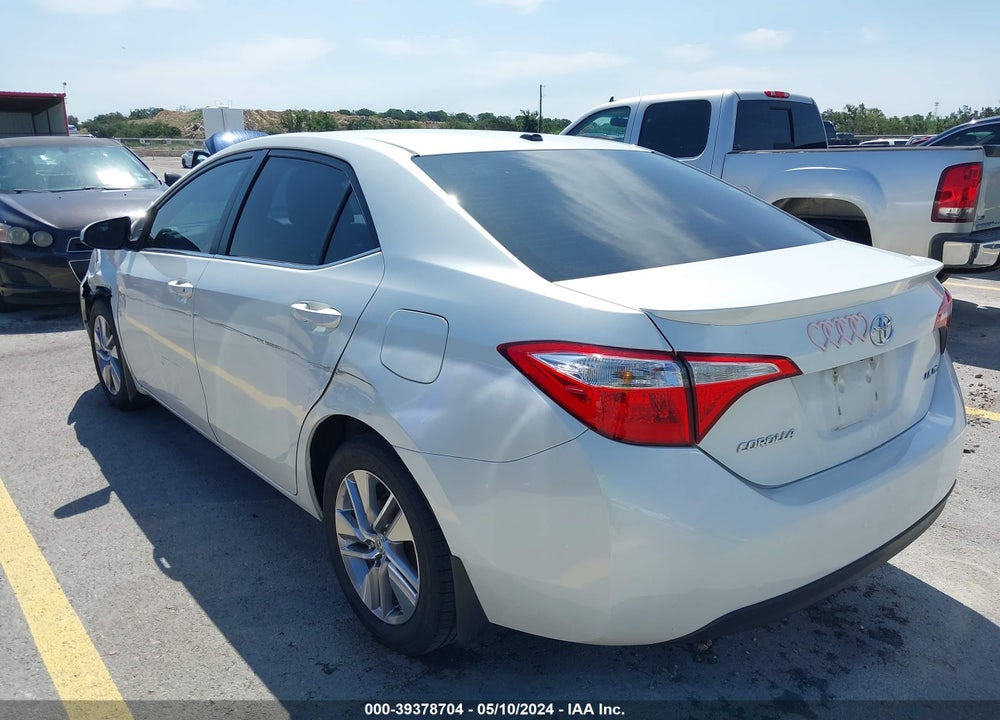 2014 TOYOTA COROLLA LE ECO PLUS VIN: 5YFBPRHE0EP087176