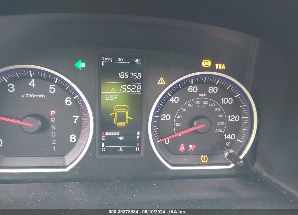 2009 HONDA CR-V EX-L VIN: 5J6RE48729L054147
