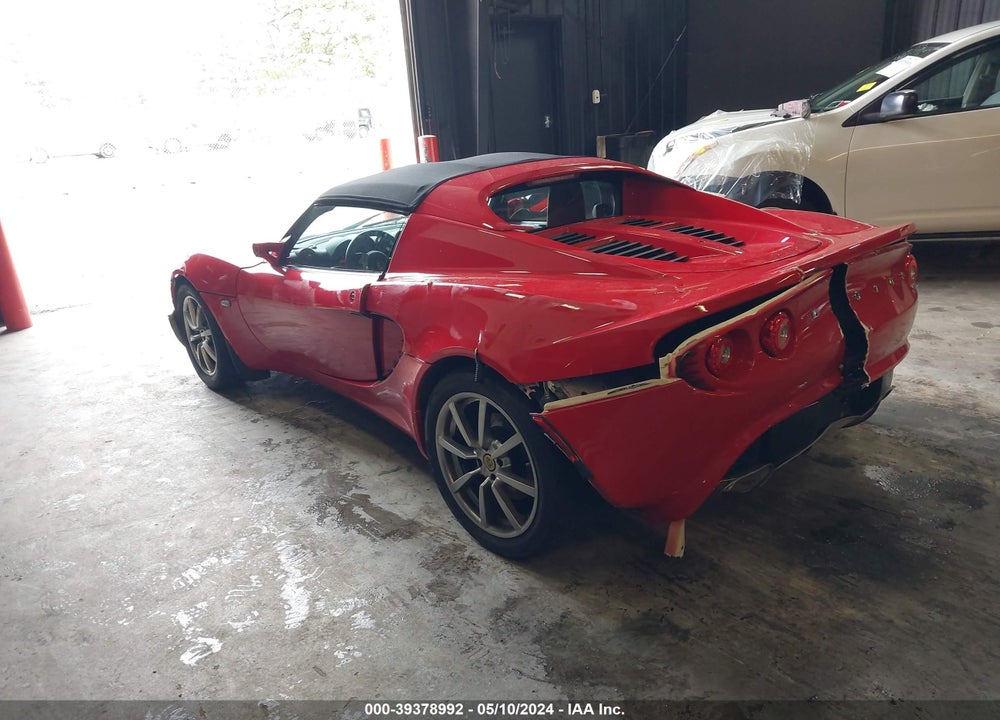 2009 LOTUS ELISE VIN: SCCPC11109HL30852