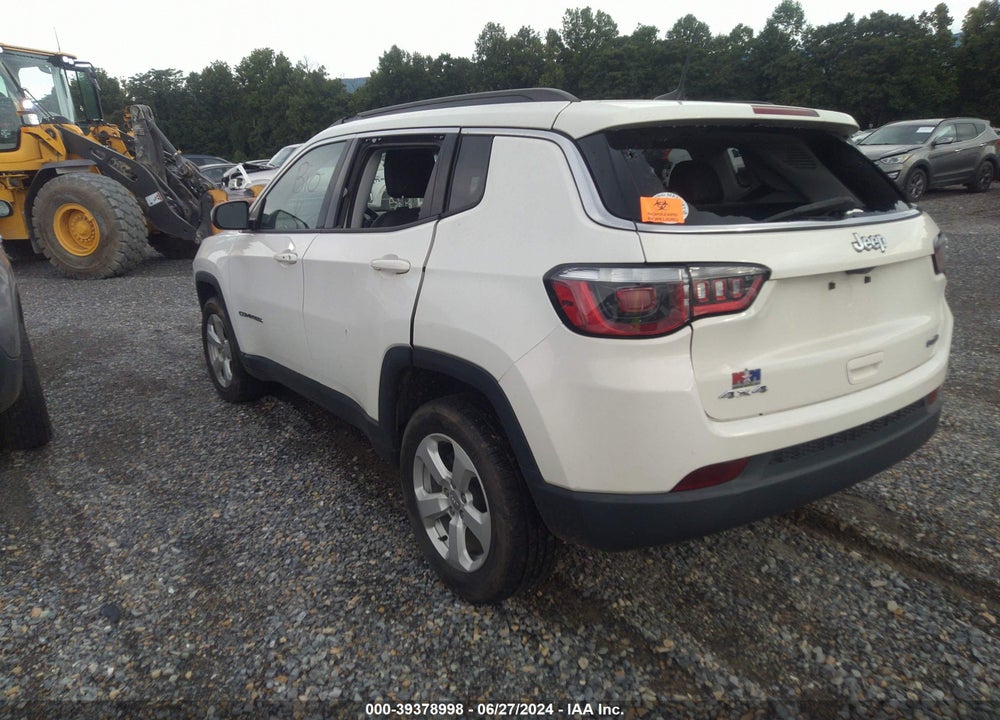 2018 JEEP COMPASS LATITUDE 4X4 VIN: 3C4NJDBB9JT231525