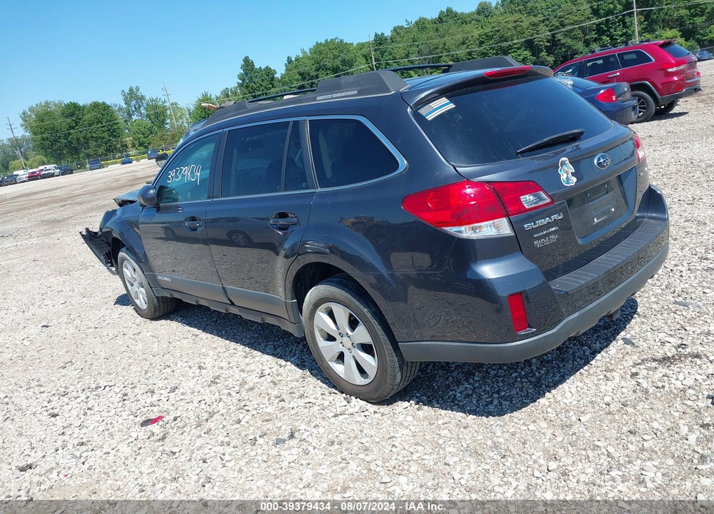 2011 SUBARU OUTBACK 2.5I PREMIUM VIN: 4S4BRCCC7B3433477