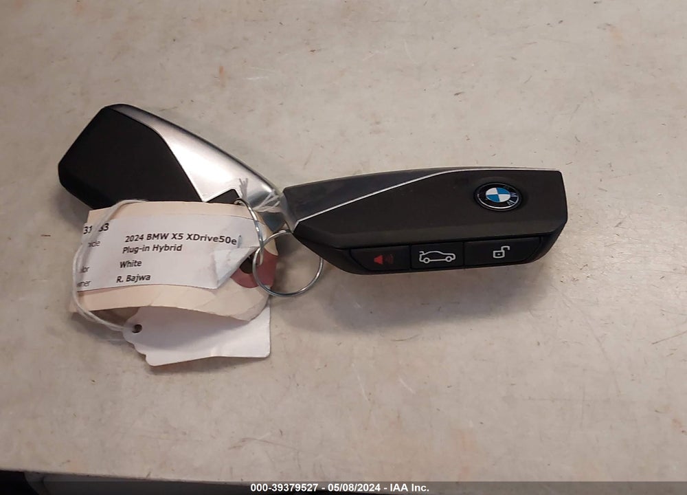 2024 BMW X5 PHEV XDRIVE50E VIN: 5UX43EU05R9T86308