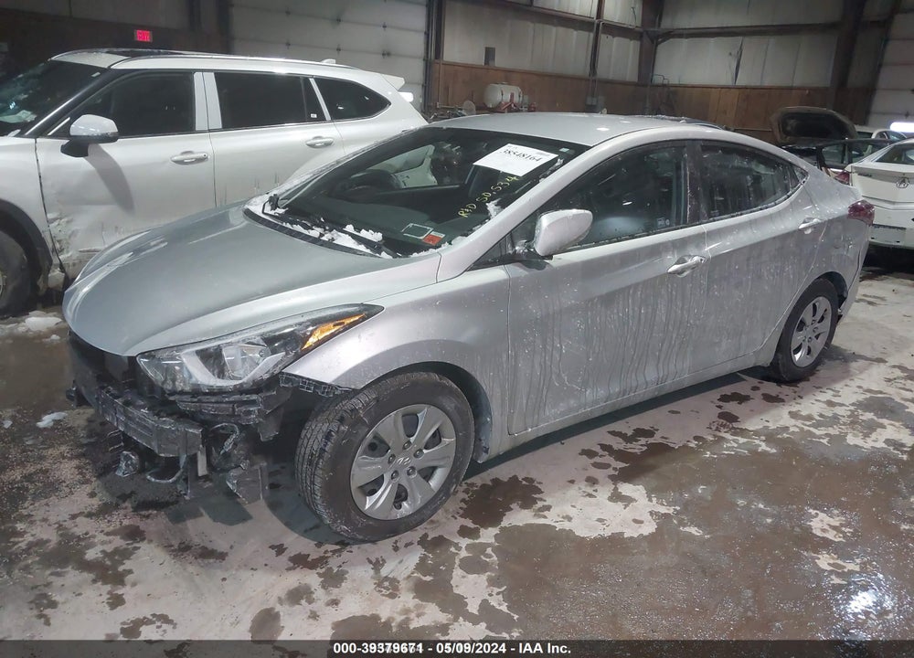 2016 HYUNDAI ELANTRA SE VIN: KMHDH4AE6GU530256
