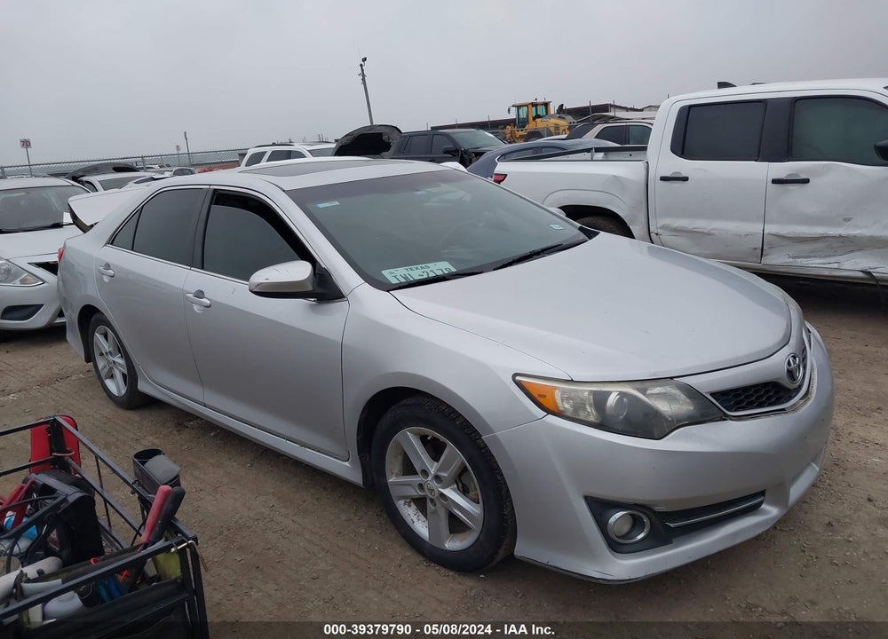 2012 TOYOTA CAMRY SE VIN: 4T1BF1FK2CU037498
