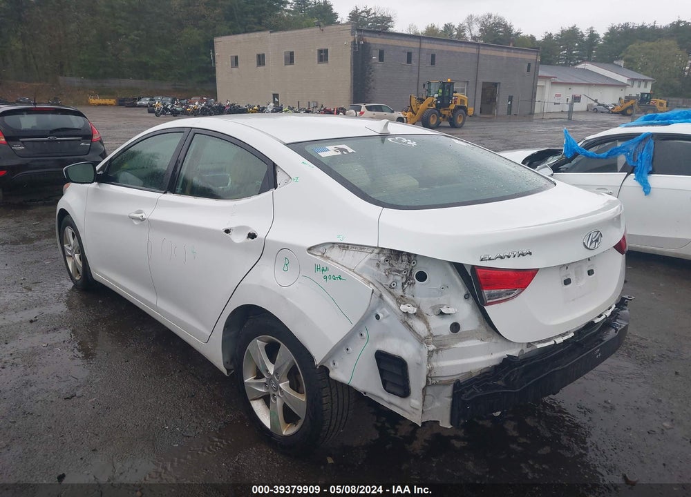 2013 HYUNDAI ELANTRA GLS VIN: 5NPDH4AE2DH155556