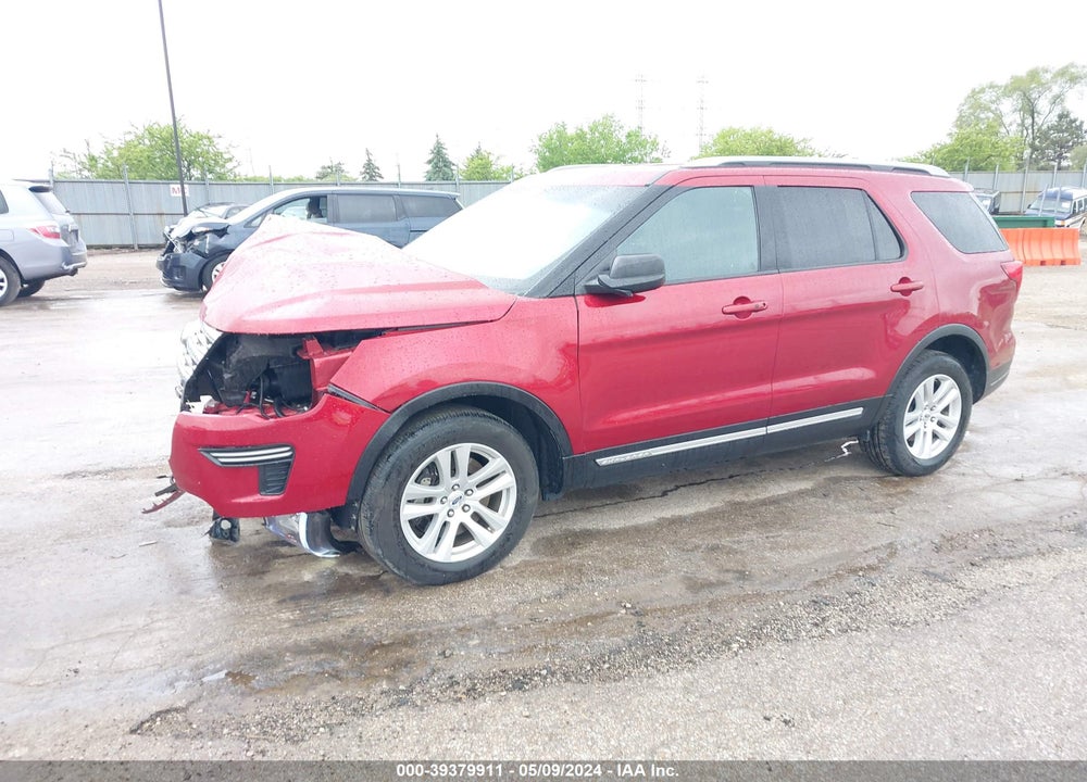 2018 FORD EXPLORER XLT VIN: 1FM5K8D89JGA52987