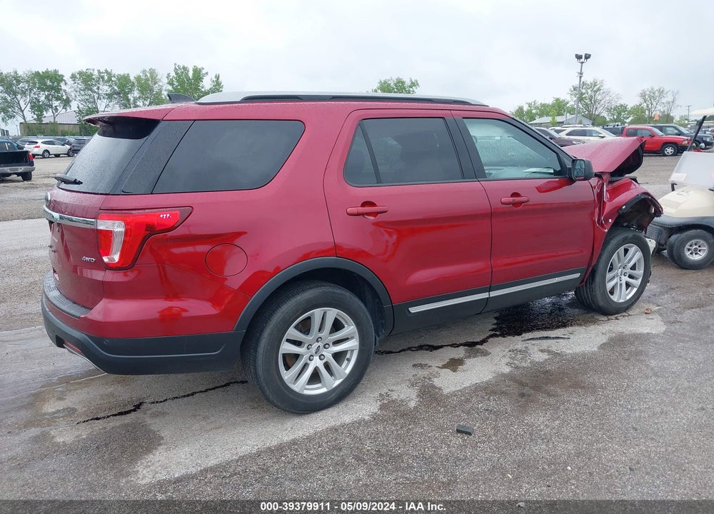 2018 FORD EXPLORER XLT VIN: 1FM5K8D89JGA52987