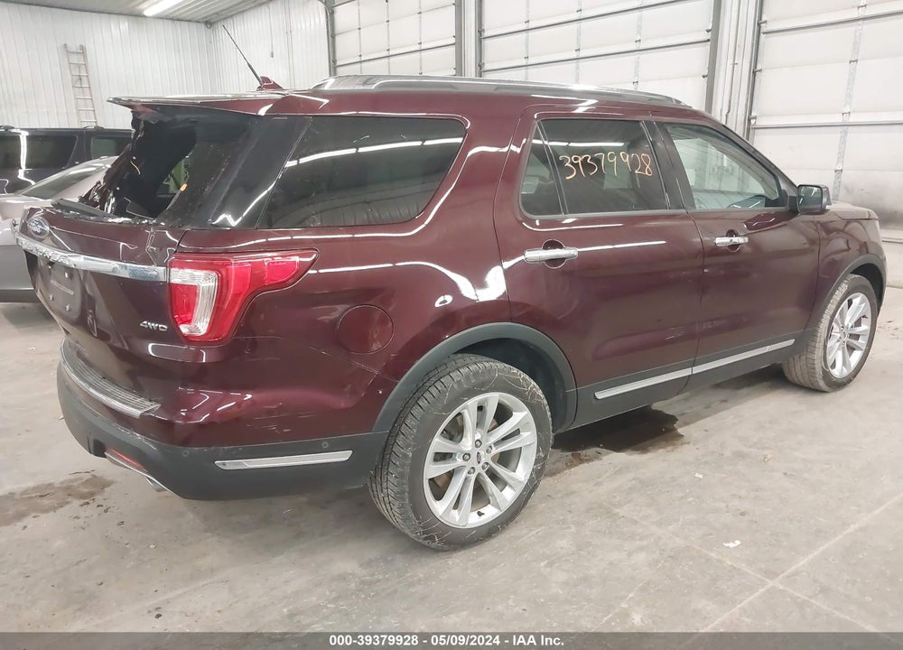 2018 FORD EXPLORER LIMITED VIN: 1FM5K8F89JGA55787