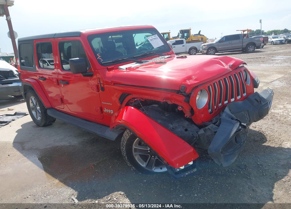 2019 JEEP WRANGLER UNLIMITED SAHARA 4X4 VIN: 1C4HJXEN1KW590142