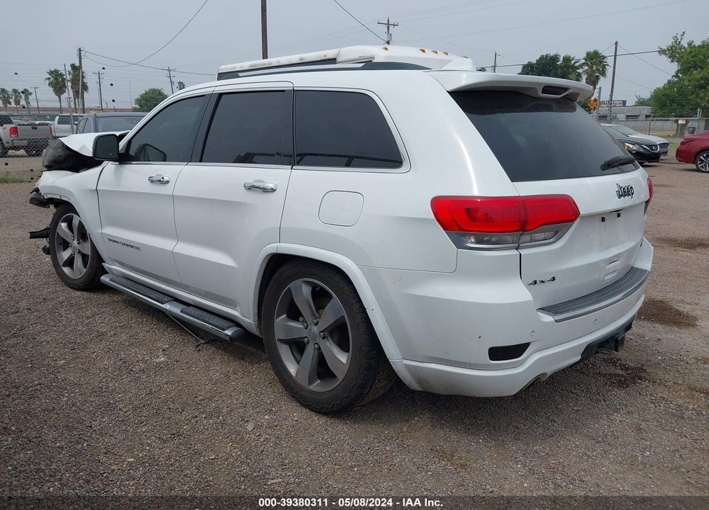 2014 JEEP GRAND CHEROKEE OVERLAND VIN: 1C4RJFCT7EC264626