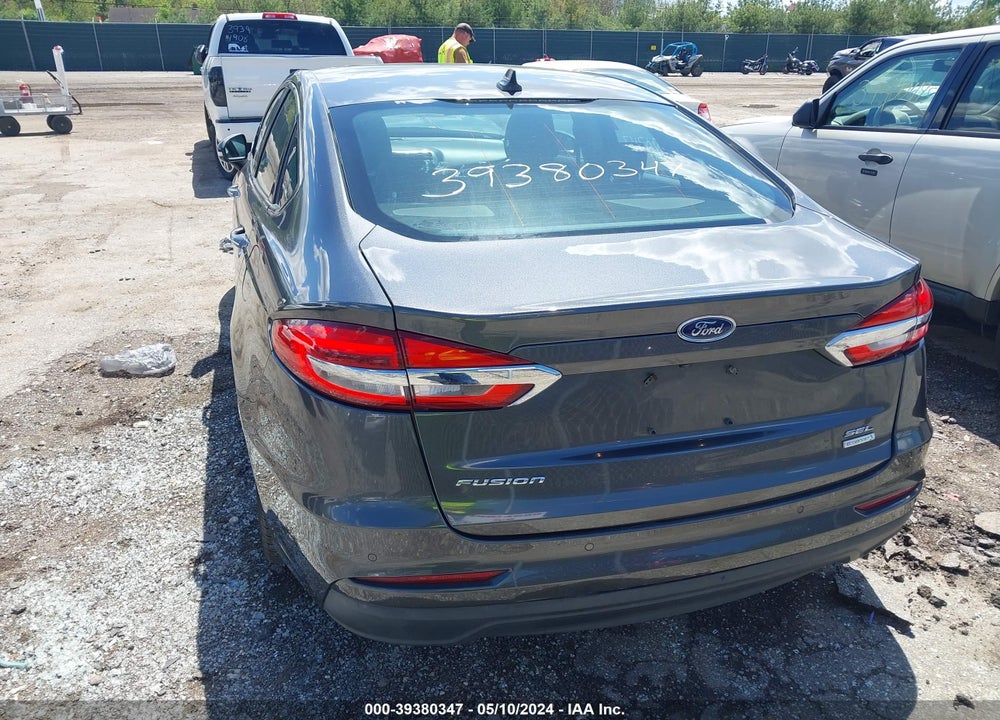 2019 FORD FUSION SEL VIN: 3FA6P0CD9KR151142