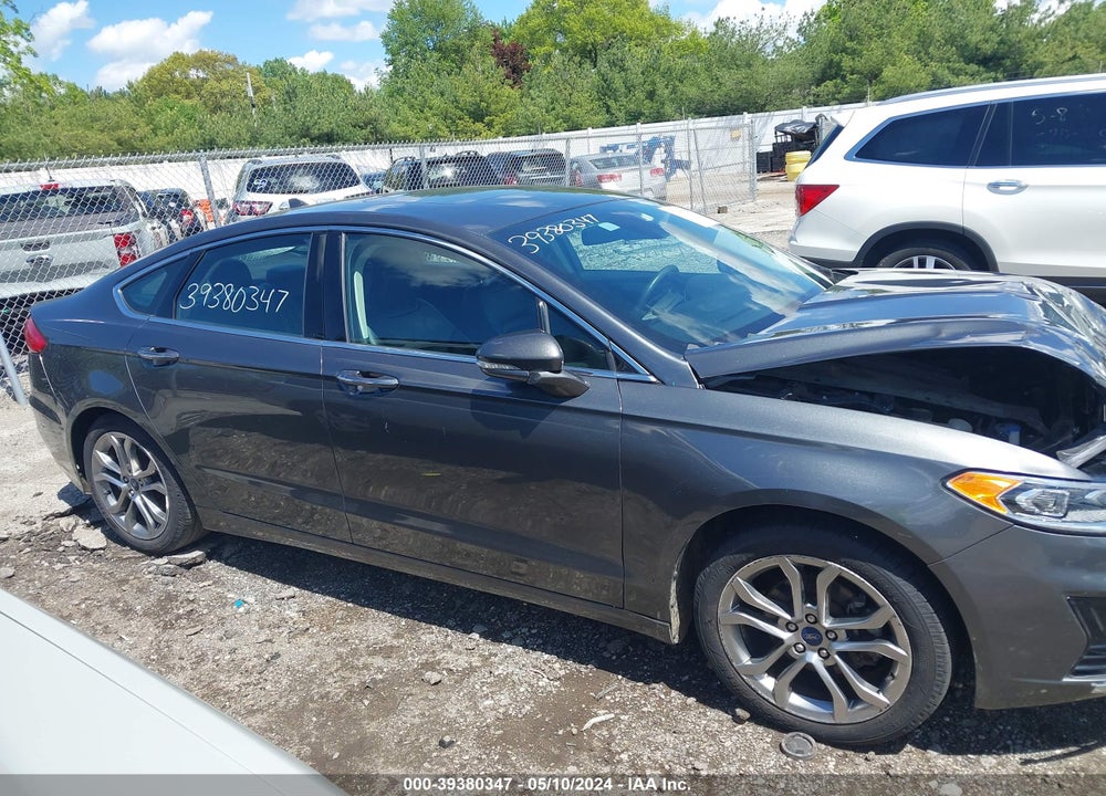 2019 FORD FUSION SEL VIN: 3FA6P0CD9KR151142