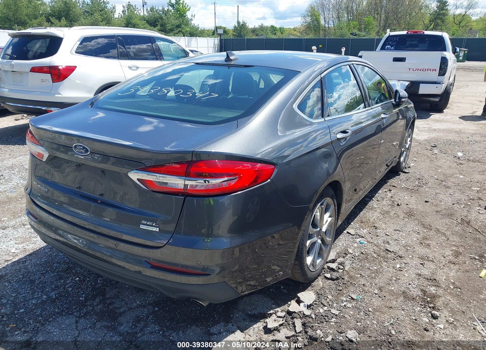2019 FORD FUSION SEL VIN: 3FA6P0CD9KR151142