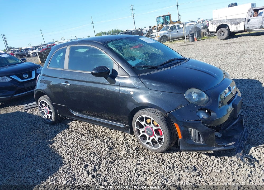 2013 FIAT 500 TURBO VIN: 3C3CFFHH8DT574951