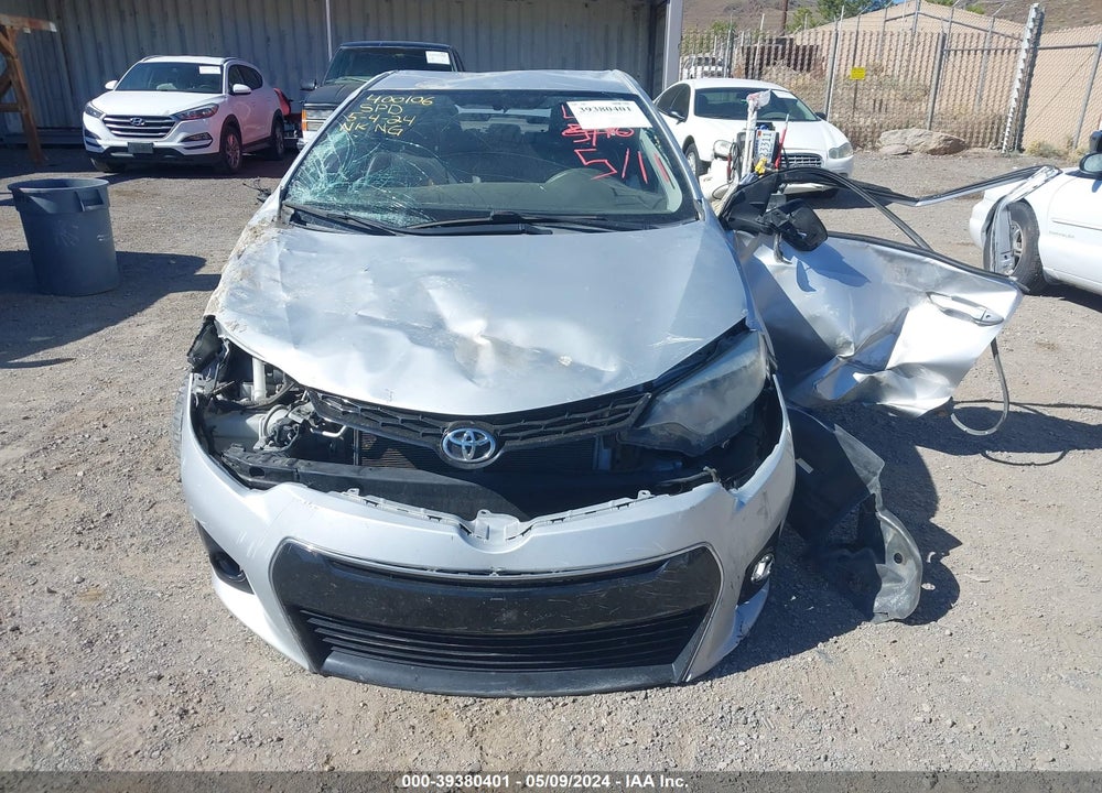 2015 TOYOTA COROLLA S PLUS VIN: 5YFBURHEXFP277626