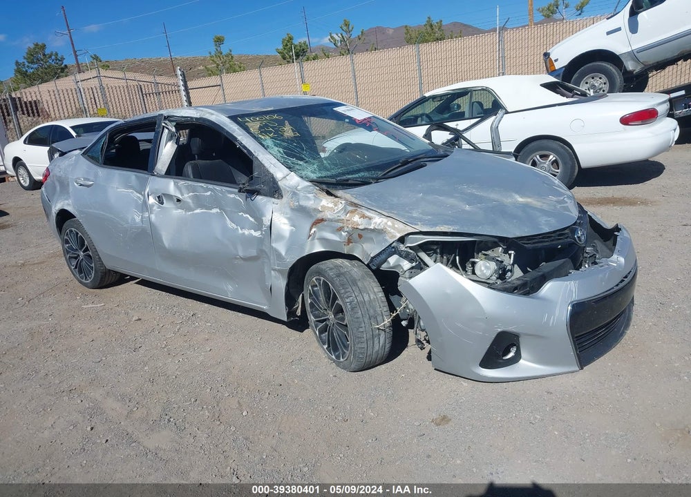 2015 TOYOTA COROLLA S PLUS VIN: 5YFBURHEXFP277626