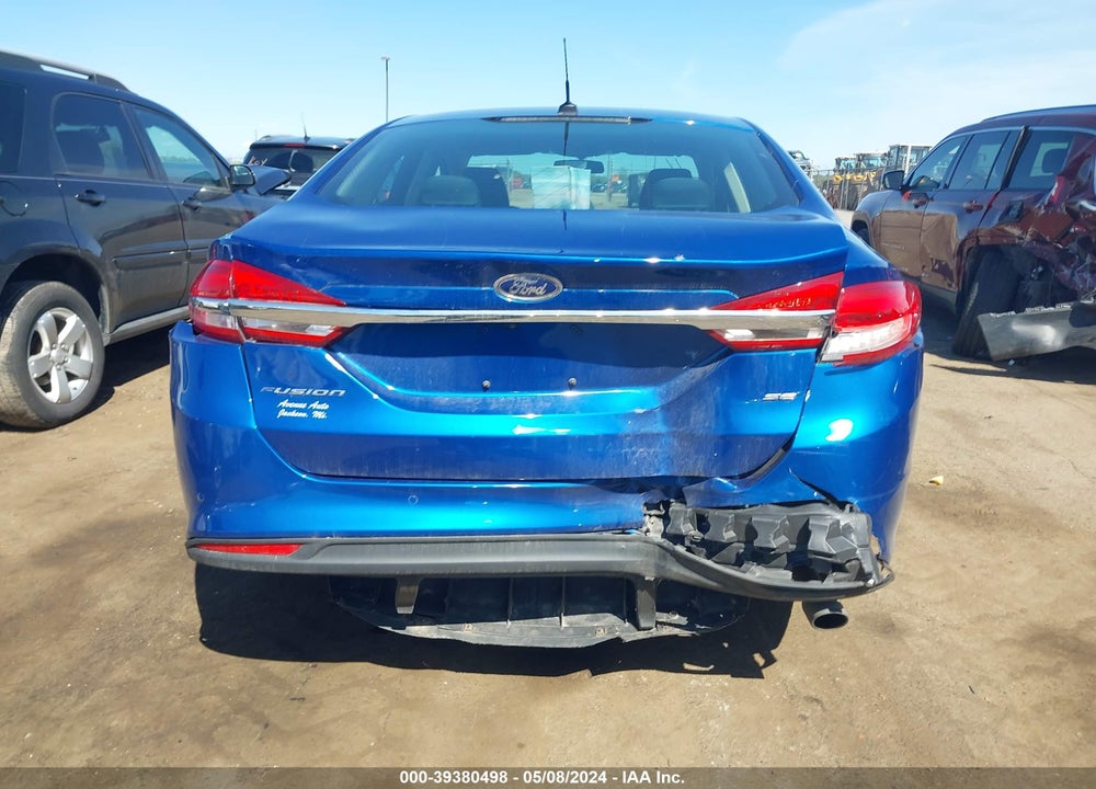 2017 FORD FUSION SE VIN: 3FA6P0H71HR103906
