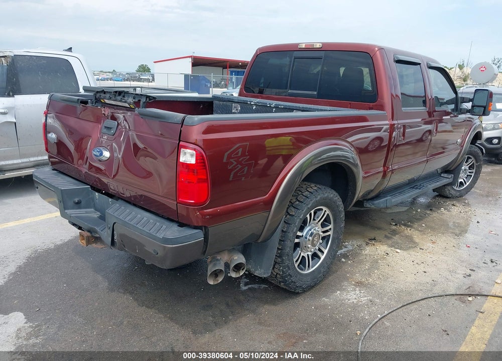 2015 FORD F-250 LARIAT VIN: 1FT7W2BT2FEB68511