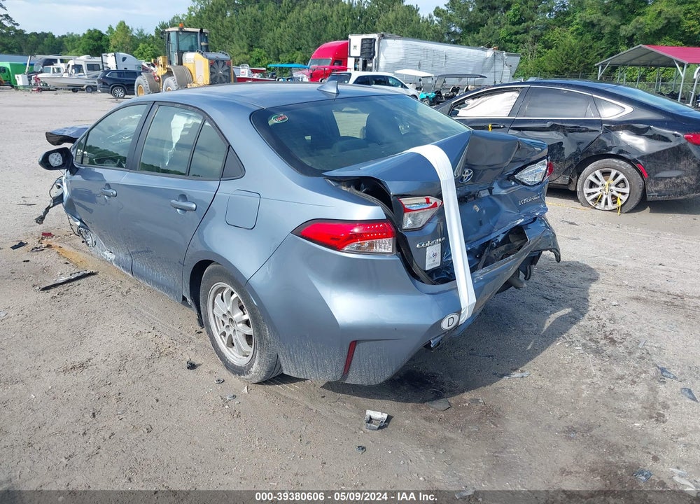 2021 TOYOTA COROLLA HYBRID LE VIN: JTDEAMDE8MJ008556