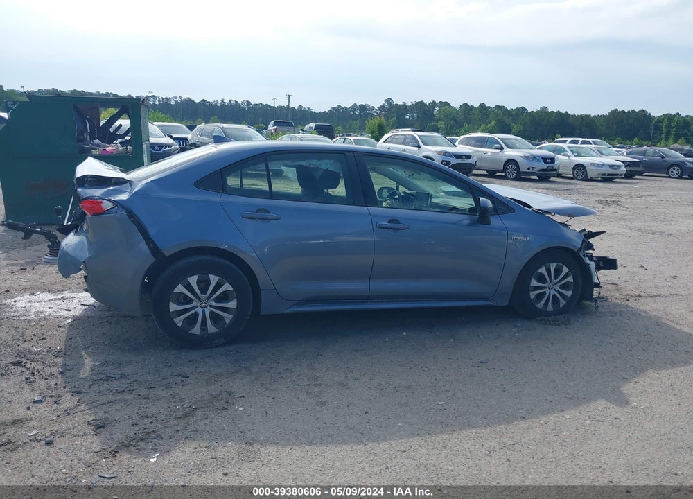 2021 TOYOTA COROLLA HYBRID LE VIN: JTDEAMDE8MJ008556
