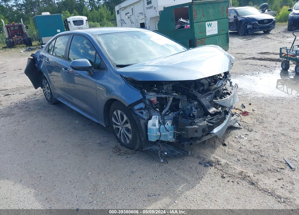 2021 TOYOTA COROLLA HYBRID LE VIN: JTDEAMDE8MJ008556