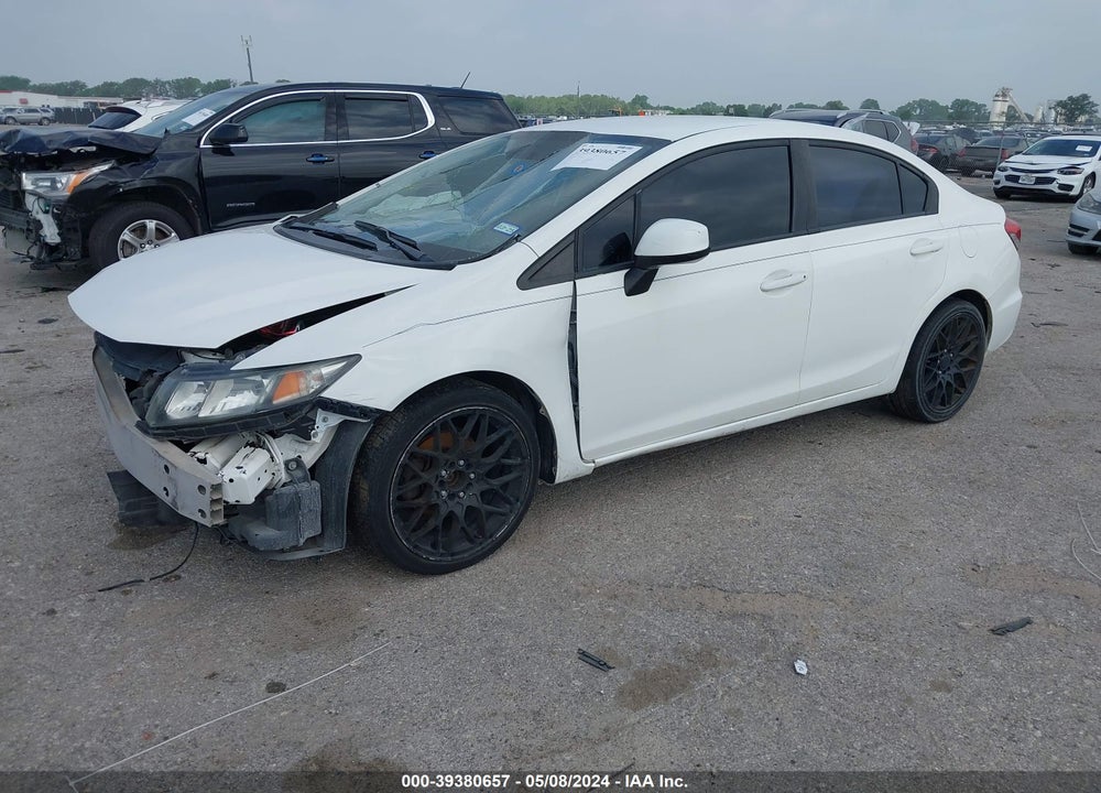 2013 HONDA CIVIC LX VIN: 19XFB2F58DE045395