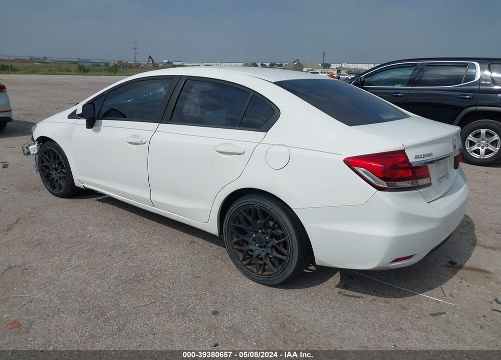2013 HONDA CIVIC LX VIN: 19XFB2F58DE045395