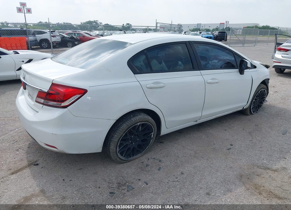 2013 HONDA CIVIC LX VIN: 19XFB2F58DE045395