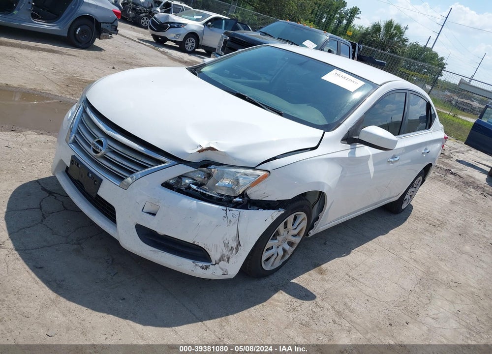 2015 NISSAN SENTRA SV VIN: 3N1AB7AP4FY215160
