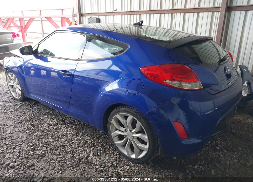2012 HYUNDAI VELOSTER VIN: KMHTC6AD3CU047539
