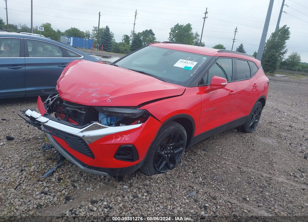 2021 CHEVROLET BLAZER AWD 2LT VIN: 3GNKBHRS0MS524681