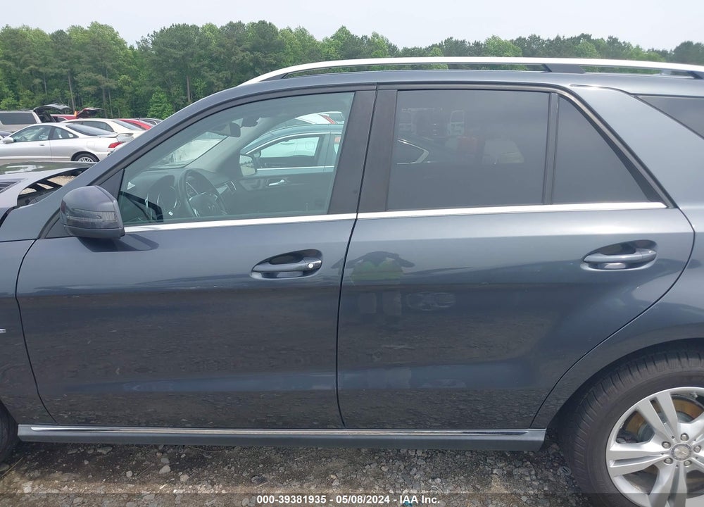 2012 MERCEDES-BENZ ML 350 4MATIC VIN: 4JGDA5HB0CA016596