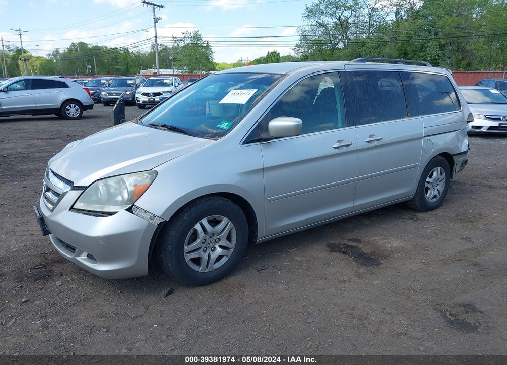 2005 HONDA ODYSSEY EX VIN: 5FNRL38415B424142