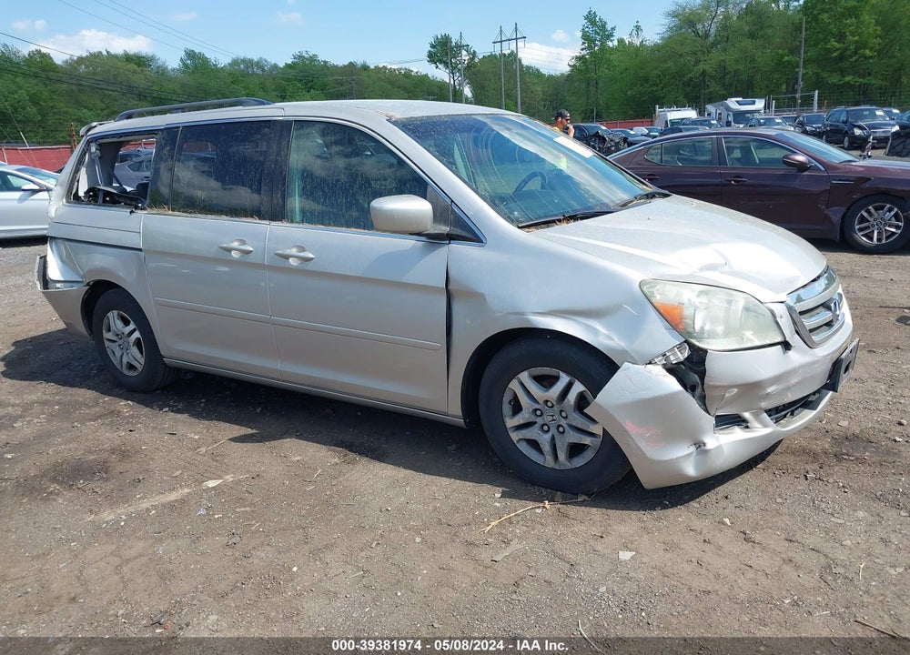 2005 HONDA ODYSSEY EX VIN: 5FNRL38415B424142